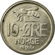 Monnaie, Norvège, Olav V, 10 Öre, 1966, SUP, Copper-nickel, KM:411 - Norway