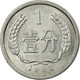 Monnaie, CHINA, PEOPLE'S REPUBLIC, Fen, 1982, TTB, Aluminium, KM:1 - Chine