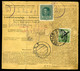 BUDAPEST 1919.02. Nemzetközi Postautalvány Csehszlovákiába Küldve , Még Osztrák Bélyeges Portózással - Used Stamps