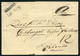 FOGARAS 1842. Portós Levél, Szép Negatív , Dátumos Bélyegzéssel Pohorellára Küldve  /  Nice Unpaid Letter To Pohorella N - ...-1867 Préphilatélie