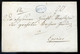 BUDA Szép Portós Levél, Kék "OFEN" Bélyegzéssel Eperjesre Küldve  /  Nice Unpaid Letter To Eperjes Blue Pmk - ...-1867 Préphilatélie