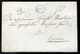 BUDA Szép Portós Levél, Kék "OFEN" Bélyegzéssel Eperjesre Küldve  /  Nice Unpaid Letter To Eperjes Blue Pmk - ...-1867 Prephilately