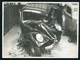 1936. Totálkáros Automobil érdekes Hátoldali Szöveggel, Régi Fotó  /  Wrecked Car Intr. Script On Back Vintage Photo - Autres & Non Classés