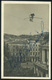 GYÖNGYÖS 1932. Akrobata A Város Felett, Aláírt, Fotós Képeslap  /  Acrobat Above The City, Signed Photo  Vintage Pic. P. - Hungría