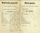 ESZTERGOM 1856. Kétnyelvű Bejelentő Jegyzék Fogadó Vendégek Részére  /  Bilingual Public Inn Book For Guests - Unclassified
