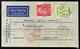 SZEGED 1935. Dekoratív Légi Levél Madonna 2P + Repülő 1P Argentínába Küldve  /  Decorative Airmail Letter Madonna 2P + A - Lettres & Documents