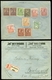 PERJÁMOS 1921. Ajánlott, 11 Bélyeges Levél, "túlélő" Ragjeggyel és Bélyegzéssel Budapestre Küldve  /  Reg. 11 Stamp Lett - Lettres & Documents