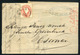 GYŐR 1861. Gőzmalom , Céges, Okmánybélyeges Levél Csornára Küldve  /  Steam Mill Corp. Stamp Duty Letter To Csorna - Oblitérés
