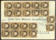 SZENTDÉNES 1946.05.06. Levlap, 20*20 Ezer P Lovasfutár Bérmentesítéssel, Postaügynökségi Bélyegzéssel  /  P.card 20*20 0 - Covers & Documents