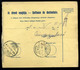 BUDAPEST 1912. Csomagszállító Szép Gyűjtő Bélyegzéssel Zomborba Küldve  /   Parcel P.card Nice Collector Pmk To Zombor - Used Stamps