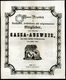 PEST 1852. Dekoratív, Szignettás,fametszetes Nyomtatvány, Trattner  /  Decorative Xylograph Print - Lettres & Documents