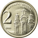 Monnaie, Yougoslavie, 2 Dinara, 2000, Belgrade, SUP, Copper-Nickel-Zinc, KM:181 - Jugoslawien