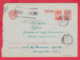 239333 / RUSSIA Stationery 1952 1p.+40 K. AIRPLANE , TO Poste Restante  10 Lv. SOFIA FLAMME  Insurance - 1950-59