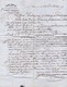 1849 - LAC D'Ichoux, Landes Vers Bordeaux, Gironde - OR Origine Rurale - Cad Départ Liposthey - Taxe 2 - Cad Arrivée - 1849-1876: Période Classique