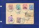 ##(DAN195)-Albania 1914-FRONT Of A Registered Cover From Durres To The City Franked With Set 38/42  Cat Yvert & Tellier - Albania