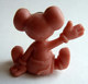 FIGURINE PUBLICITAIRE ESSO 1971 - En Gomme Ou Mousse De Plastique - DISNEY MICKEY - MICKEY Rose Type Glups - Disney