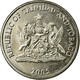 Monnaie, TRINIDAD & TOBAGO, 25 Cents, 2005, Franklin Mint, TTB, Copper-nickel - Trinité & Tobago