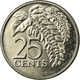 Monnaie, TRINIDAD & TOBAGO, 25 Cents, 2005, Franklin Mint, TTB, Copper-nickel - Trinidad & Tobago