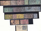 TRES BON LOT DE 74 TIMBRES OBLIT. AVANT 1900.N.DENTELES ET DENTELES.VARIANTES ET CACHETS.B.ETAT GENERAL.BELLE COTE - Collections (en Albums)