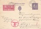 SCHWEDEN 1942 - 10 Ö Ganzsache + 10 Ö Sondermarke Auf Pk, Roter WM-Stempel, Gel.v.Sörforsa - Steyr - Covers & Documents
