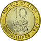 Monnaie, Kenya, 10 Shillings, 1995, British Royal Mint, SUP, Bi-Metallic, KM:27 - Kenya