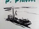 AFFICHE ANCIENNE ORIGINALE EXPOSITION 1963 P. PRUVOST Galerie Vendome Bateau - Posters