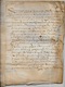 En L'état MANUSCRIT De 1622 à Décrypter - Manuscrits