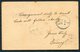 1894 Gibraltar Registered  10c Provisional Stationery Postcard (missing Additional Stamp) - Leipzig Germany - Gibraltar