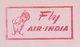 Meter Cover Belgium 1985 Air India - Airline - Airplanes