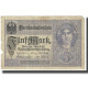 Billet, Allemagne, 5 Mark, 1917, 1917-08-01, KM:56a, TTB - 5 Mark