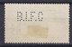 Tunisia Perfin Perforé Lochung 'B.I.F.C.' 1937 Mi. 211  1.75 Fr Auf 1.50 Fr Overprinted Aufdruck (2 Scans) - Tunesien (1956-...)