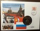 Numisbrief Coin Cover 3 Rubel CuNi.1992 PP Internationales Weltraumjahr  #numis70 - Rusland