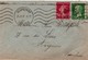 Prêtres Mutilés DRAC - Vignette Oblitérée Au Verso Lettre Besançon 1931 à Flamme Continue Sur Pasteur - Lettere