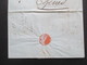 Delcampe - Vorphila 1846 Rote Und Grüner Stempel. Via Di Mare. Schiffspost Mit Taxvermerken Und Inhalt! Viele Stempel.Dringlichkeit - 1. ...-1850 Vorphilatelie
