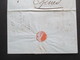 Delcampe - Vorphila 1846 Rote Und Grüner Stempel. Via Di Mare. Schiffspost Mit Taxvermerken Und Inhalt! Viele Stempel.Dringlichkeit - 1. ...-1850 Prephilately