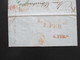 Delcampe - Vorphila 1846 Rote Und Grüner Stempel. Via Di Mare. Schiffspost Mit Taxvermerken Und Inhalt! Viele Stempel.Dringlichkeit - 1. ...-1850 Prephilately