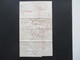 Vorphila 1841 Rote Stempel. Via Di Mare. Schiffspost Mit Taxvermerken Und Inhalt! Viele Stempel. Dringlichkeitsstempel - ...-1850 Préphilatélie