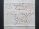 Vorphila 1841 Rote Stempel. Via Di Mare. Schiffspost Mit Taxvermerken Und Inhalt! Viele Stempel. Dringlichkeitsstempel - 1. ...-1850 Vorphilatelie