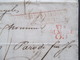 Vorphila 1841 Rote Stempel. Via Di Mare. Schiffspost Mit Taxvermerken Und Inhalt! Viele Stempel. Dringlichkeitsstempel - ...-1850 Préphilatélie