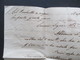 Delcampe - Vorphila 1832 Napoli Nach Genua Schiffspost Mit Taxvermerk Und Inhalt! Roter L1 Via Di Mare - ...-1850 Voorfilatelie