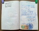 Delcampe - 1962 YUGOSLAVIA Passport Revenues And Visas Belgique UK France Austria Greece Visas Sudan Switzerland Germany - Historische Documenten