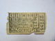 1920s  Latvia - Riga -  City Train - Tram   Pupil  Ticket - Europa