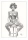 Aslan  Erotic Risque Postcard - Sexy Nude Nº 57 Priscillia, Limited Edition - Size: 15x10 Cm. Aprox. - Aslan
