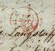 1846 LETTRE COMPLETE Par Langstaff De Andover Angleterre  Pour Le Havre  F. Langstaff Via Southampton VOIR SCANS - Postmark Collection