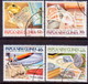 PAPUA NEW GUINEA 1985 SG #507-11 Compl.set+m/s Used Centenary Of The Post Office - Papua New Guinea