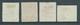 Cook Islands 1924 - 1927 Watermarked Definitive Set Of 4 Mint , Imperfections - Cook Islands