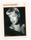 Photographie, Portrait De STARS, Cinéma ,actrice , SIMONE SIGNORET ,1950, Photo Harcourt , 2 Scans ,fiche Descriptive - Personalità