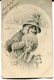 CPA - Carte Postale - Fantaisie - Femme - Chapeau - Chien - 1906 (M8159) - Femmes