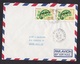 Reunion: Airmail Cover Bras-Panon To Germany, 1973, 2 Stamps, Chameleon Reptile Animal, CFA (minor Damage) - Storia Postale