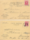 915/28 - 2 X Carte Privée TP Houyoux VERVIERS 1931 Vers TOURCOING - Entete Laines Et Cotons Marcel Piret à VERVIERS - 1922-1927 Houyoux
